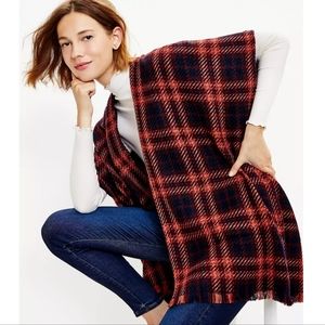 Loft Modern Plaid Wrap